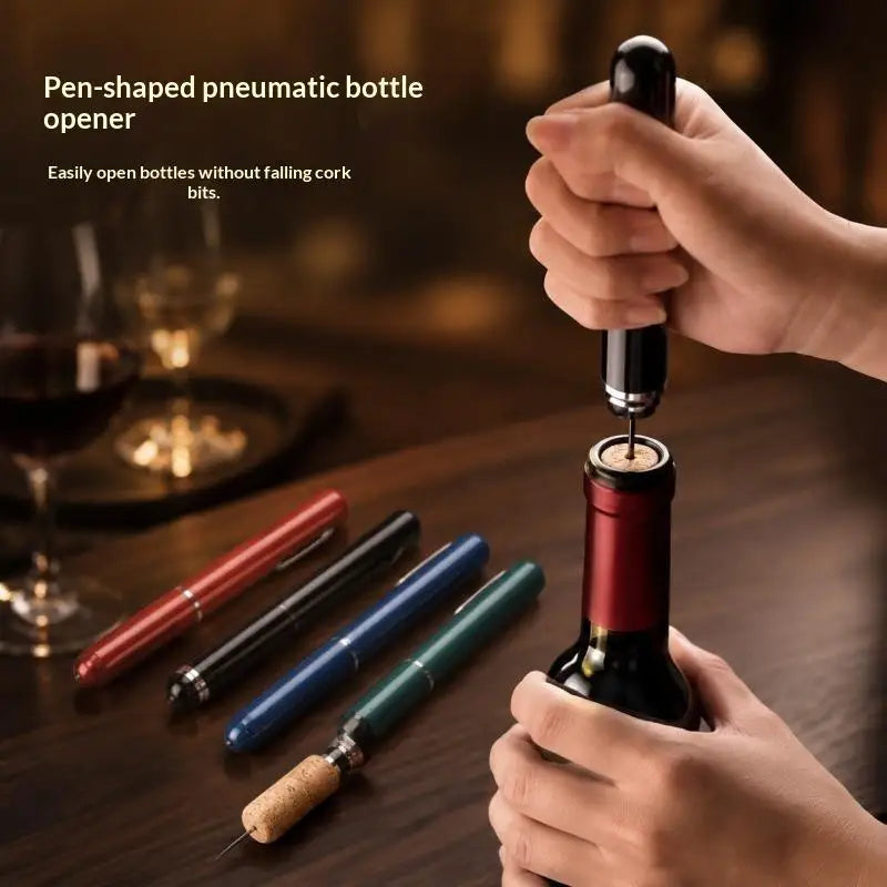 2-in-1 Air Pressure Wine Opener & Foil Cutter – Spill-Free Wine Opener SPOT