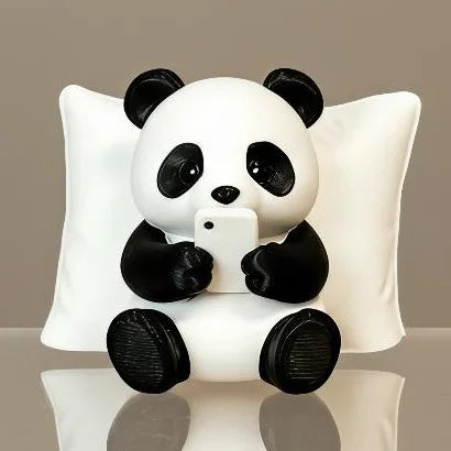 Panda PLA Phone Stand – Cute Desktop Figurine Ornament Desktop Figurine Ornament SPOT