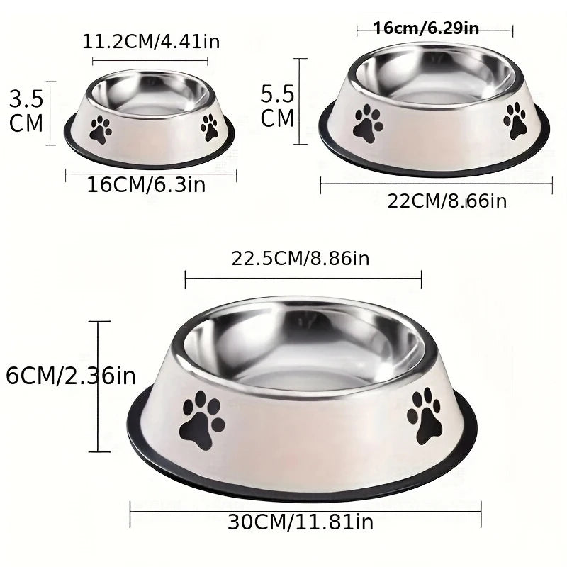 Stainless Steel Pet Bowl & Food Storage for Dogs & Cats Pet Food Bowl SPOT