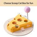 KEMORELA Felt Puzzle Box – Interactive Hide & Seek Cat Toy Cat Puzzle Toy SPOT Yellow