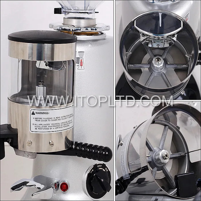 Commercial Burr Coffee Grinder – 64mm Flat Wheel, Semi-Auto CG-600 Commercial Coffee Grinder SPOT