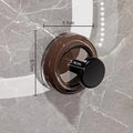 4-Pack No-Drill Suction Cup Wall Hooks – ABS, 5kg Hold Suction Cup Hooks SPOT A