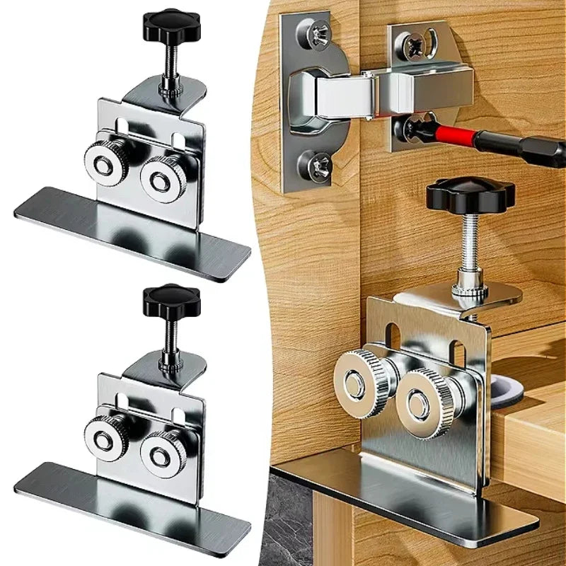 Adjustable Cabinet Door Mounting Jig – Stainless Steel Clamp Cabinet Door Jig SPOT