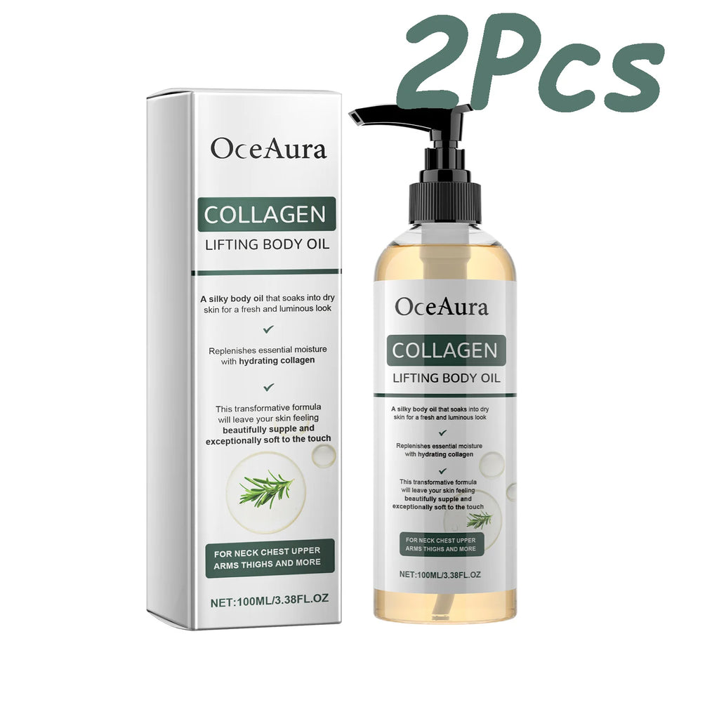 OceAura Collagen Lifting Body Oil – Firming & Hydrating Firming Body Oil SPOT 200ml Boxed