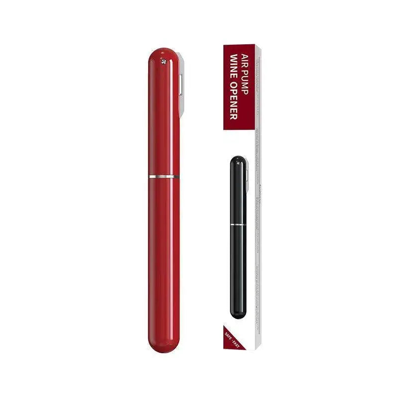 2-in-1 Air Pressure Wine Opener & Foil Cutter – Spill-Free Wine Opener SPOT Red
