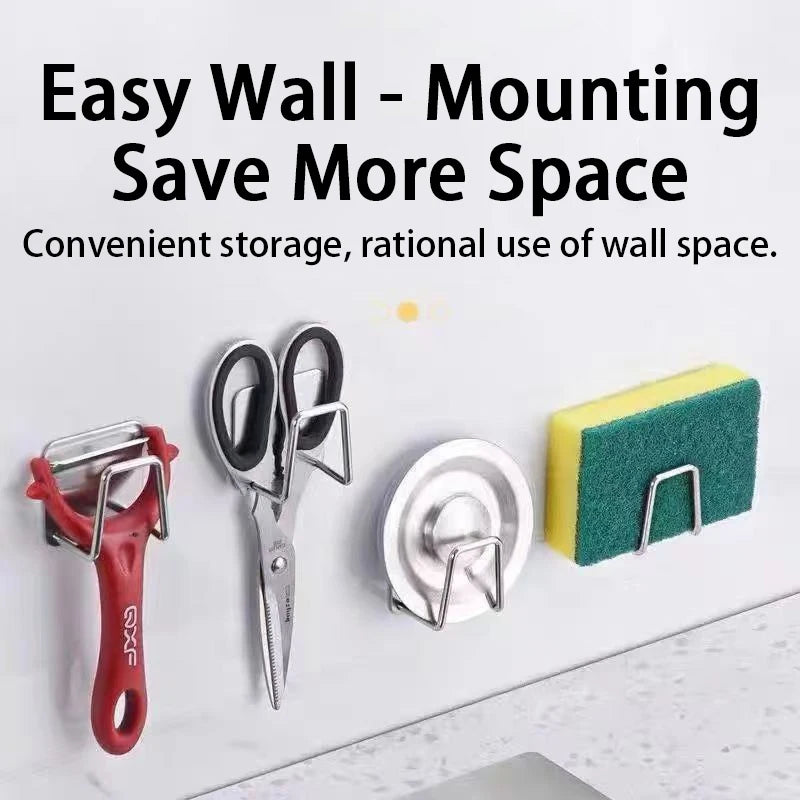Stainless Steel Kitchen Sink Sponge Holder & Organizer Sink Sponge Holder SPOT