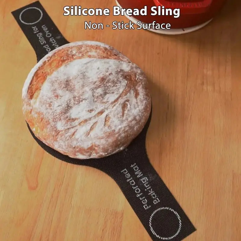 Perforated Silicone Bread Sling for Dutch Oven | Long Handle Bread Baking Sling SPOT