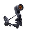 E27 Single Head Bulb Holder Socket – Photography Light Stand Photography Lamp Holder SPOT Default Title