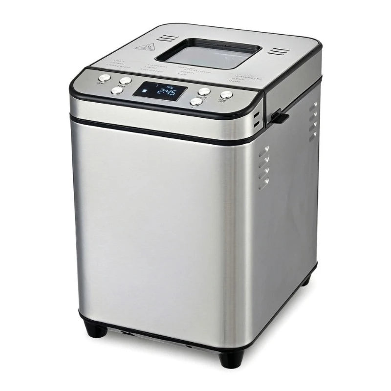 700W Automatic Bread Maker Machine – Multi-Function Home Baker Bread Maker Machine SPOT silver 100V-240V UK Plug