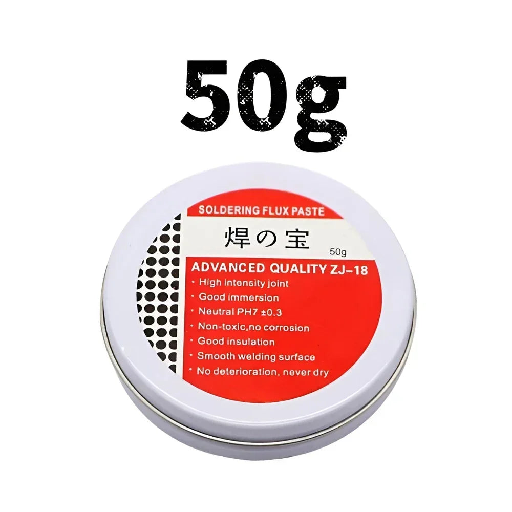 Solder Paste Rosin Flux 10g/50g – PH7 Low-Residue, Odorless Soldering Flux Paste SPOT 50g