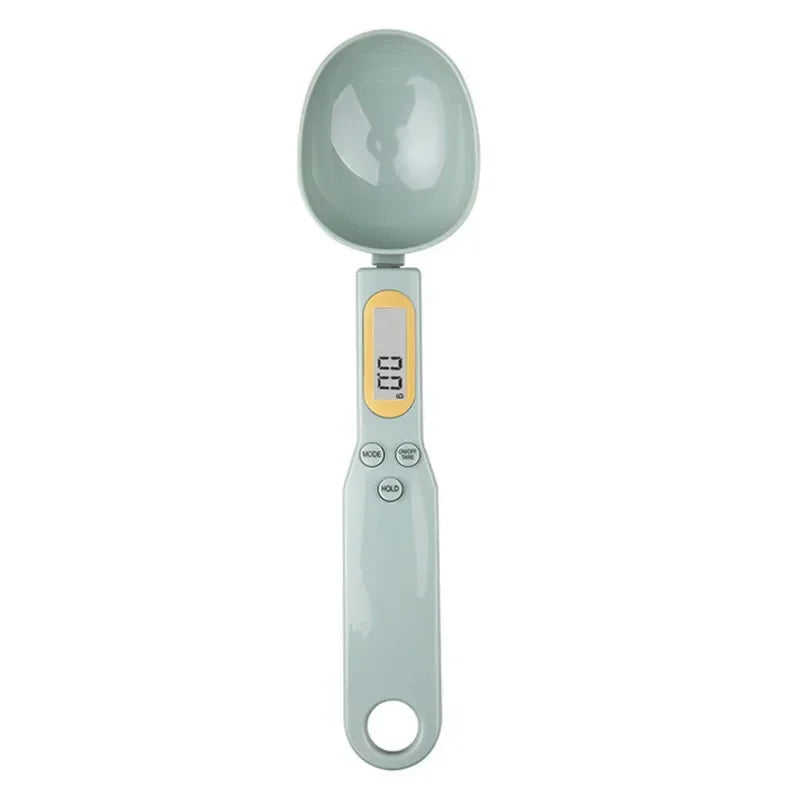 Mini Digital Spoon Scale – LCD Kitchen Scale 0.5–500g Digital Spoon Scale SPOT Light green