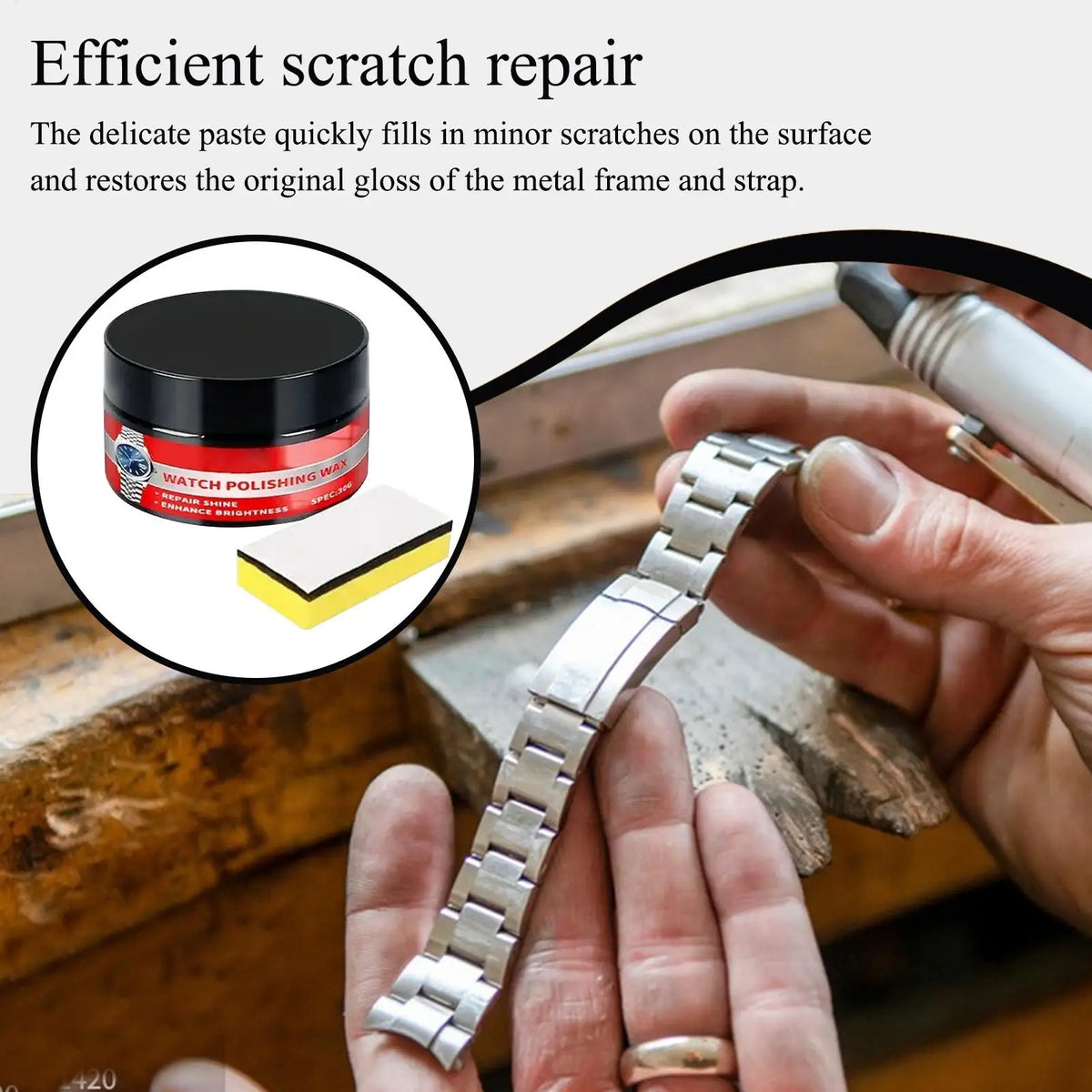 Watch Crystal Polishing Kit – Scratch Removal for Glass & Metal Watch Polishing Kit SPOT