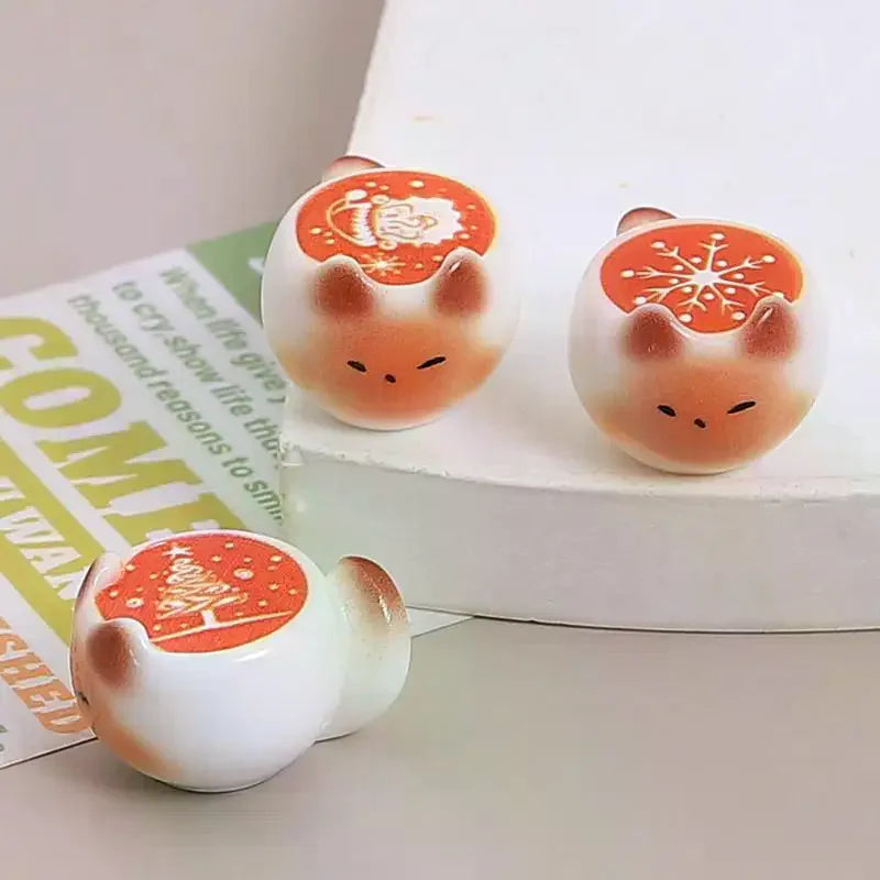 Kawaii Resin Cat Coffee Cup Figurines – Desk & Shelf Décor Resin Figurines SPOT