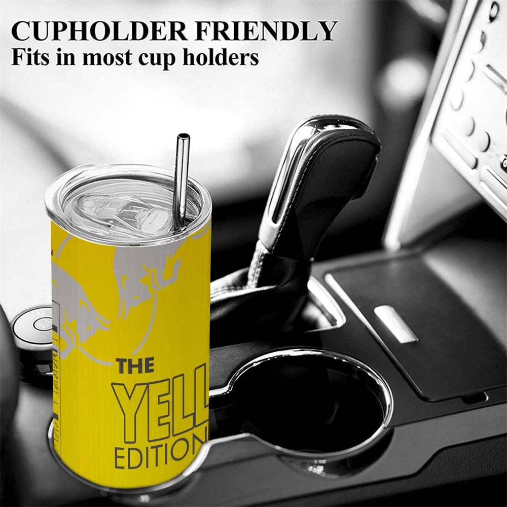 20oz Stainless Steel Vacuum Thermos Tumbler with Straw Insulated Thermos Tumbler SPOT