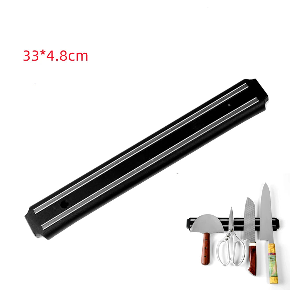 Magnetic Knife Holder Wall Rack – Stainless Steel, 3 Sizes Magnetic Knife Rack SPOT 33cm