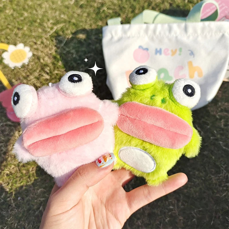 Cute Frog Plush Keychain – Cartoon Sausage Mouth Doll Charm Plush Keychain Charm SPOT