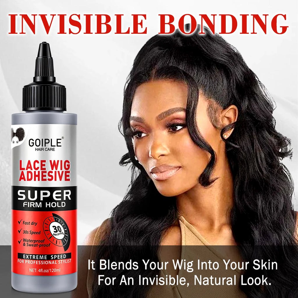 Goiple 120ml Lace Wig Glue | Firm Hold, Waterproof, Fast Dry Wig Bonding Adhesive SPOT