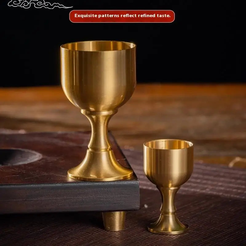 Brass Copper Wine Goblet – Mini Shot Glass & Decor Copper Wine Goblet SPOT