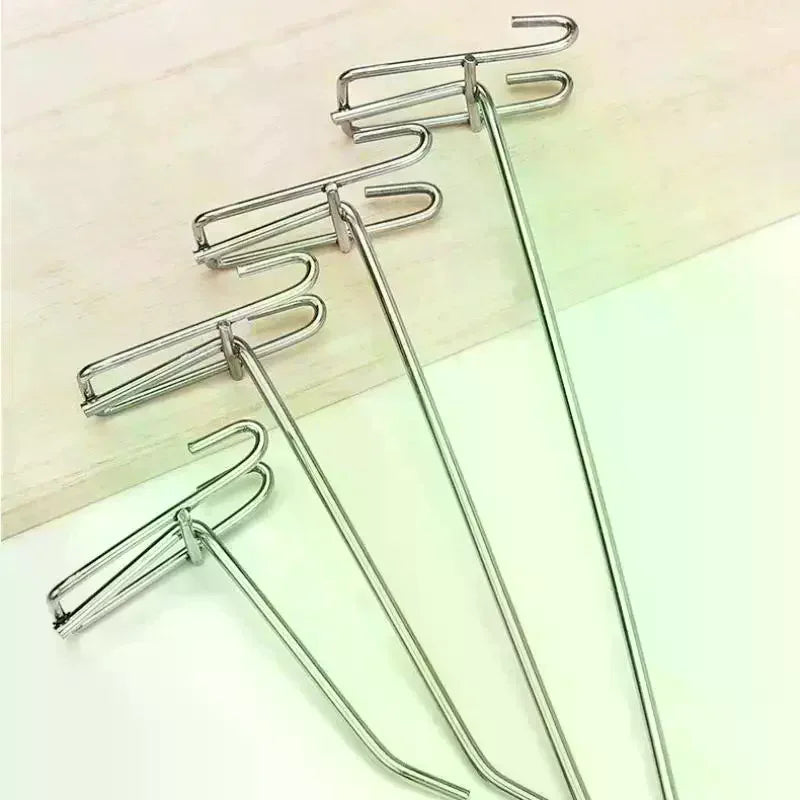 5-Pack Stainless Steel Grid Wall Hooks – Heavy-Duty Rust-Proof Grid Wall Hooks SPOT
