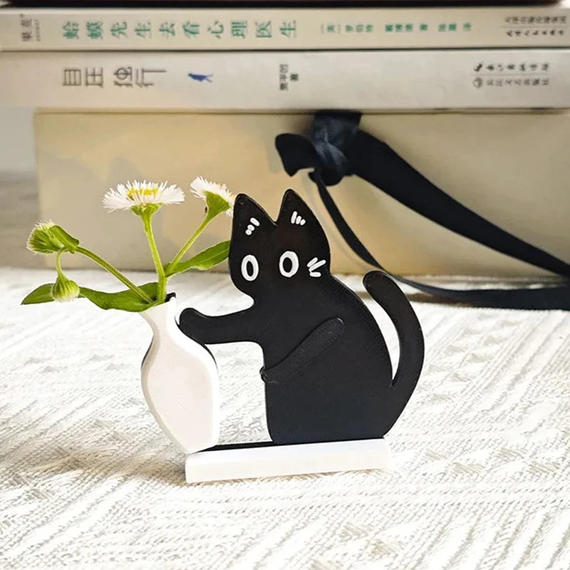 Magnetic Acrylic Cat Keepsake Box – Cute Cartoon Fridge Magnet Decorative Fridge Magnet SPOT