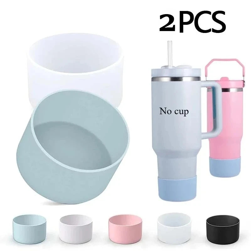 2-Pack Silicone Cup Boot Protectors – Anti-Slip Base Sleeve Cup Boot Protector SPOT