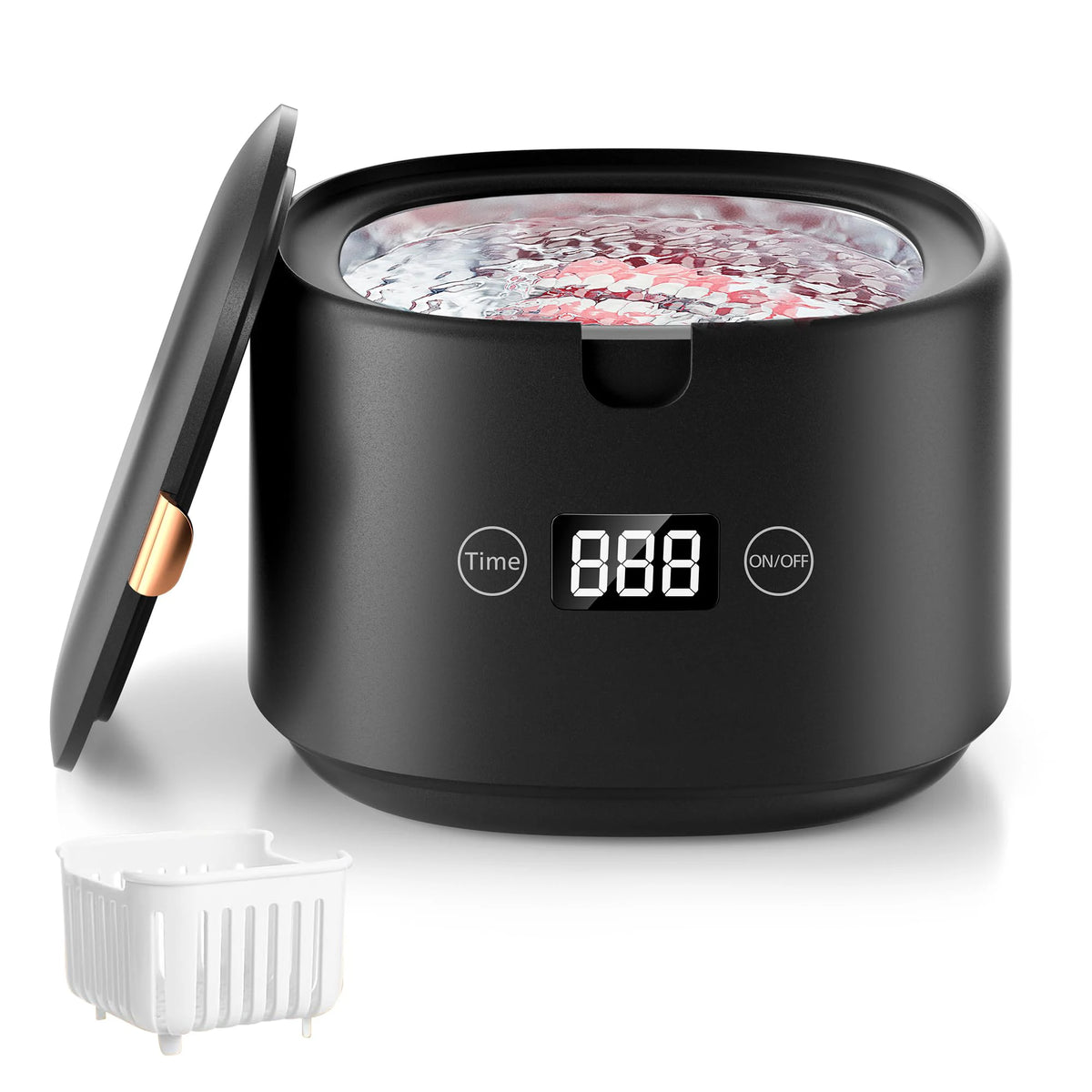 30W Portable Ultrasonic Cleaner 230ml – Dentures, Jewelry & Braces Ultrasonic Cleaner SPOT No plug