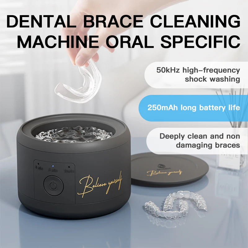USB Rechargeable Ultrasonic Cleaner – Dentures & Aligners Ultrasonic Dental Cleaner SPOT