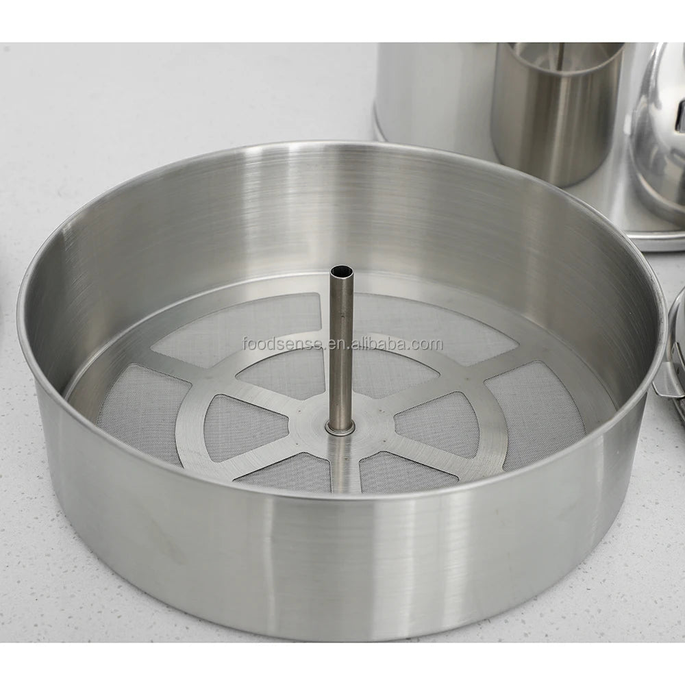15L Stainless Steel Coffee Percolator Urn – 80 Cup Commercial Boiler Coffee Percolator Urn SPOT