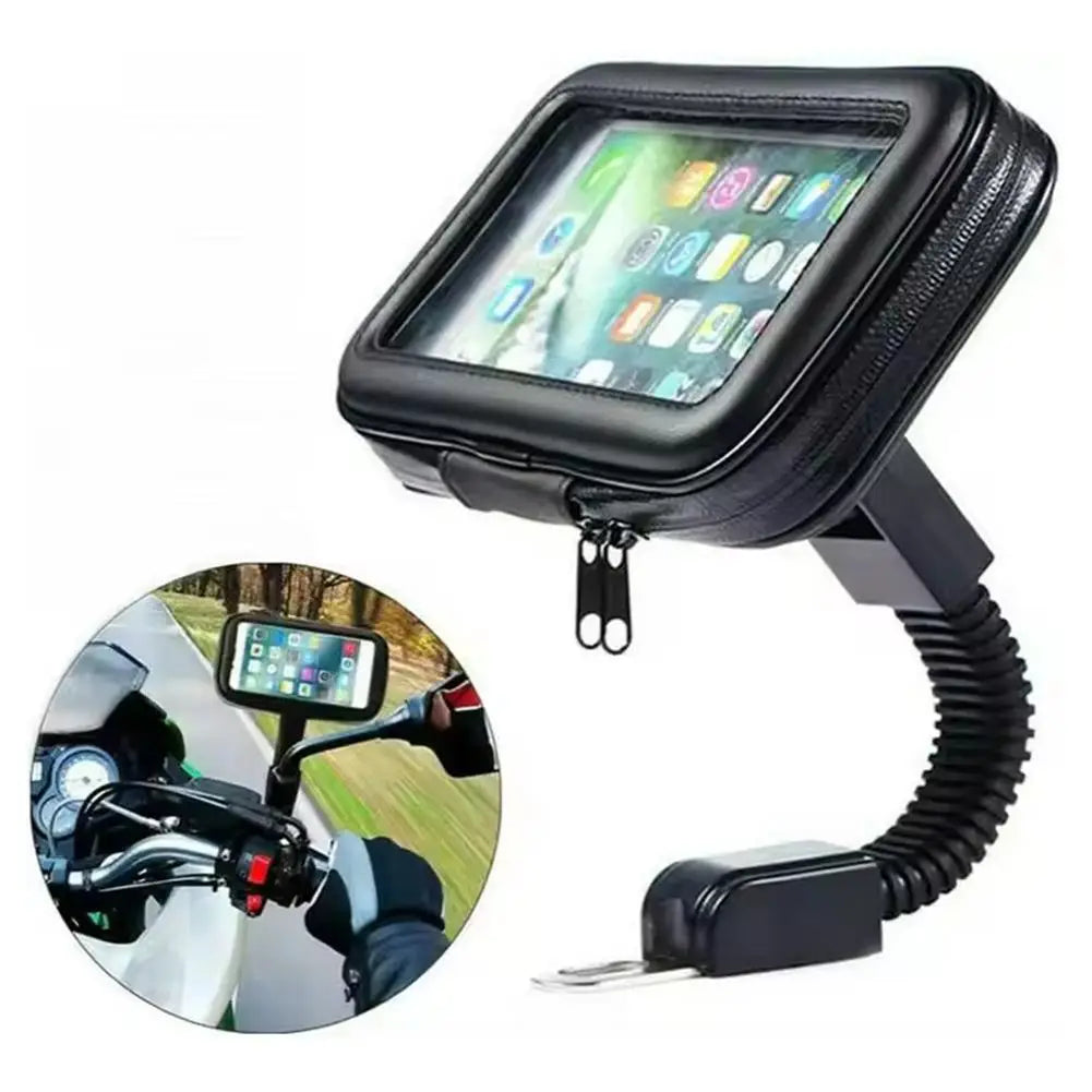 Waterproof Motorcycle Phone Bag & Rearview Mirror Mount Motorcycle Phone Mount SPOT