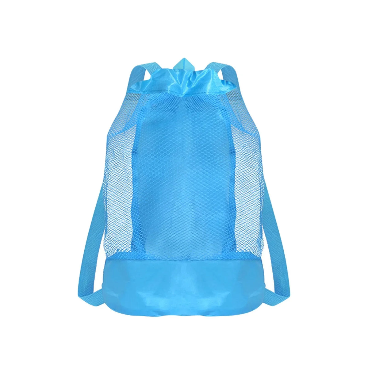 Mesh Beach Bag – Foldable Drawstring Toy & Gear Storage Tote Mesh Beach Tote SPOT Blue