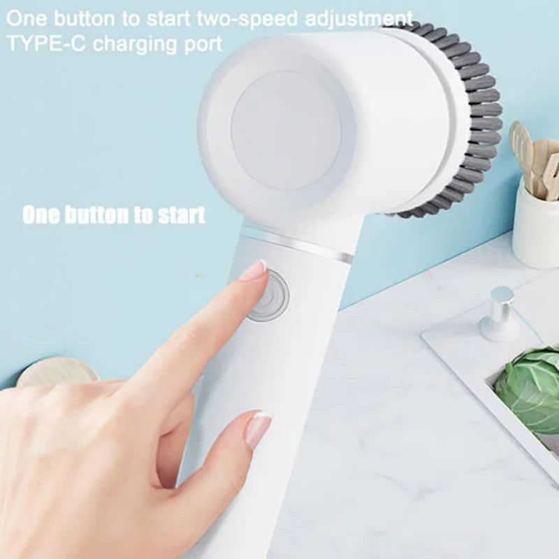 Cordless Electric Spin Scrubber – Rechargeable Cleaning Brush Electric Spin Scrubber SPOT