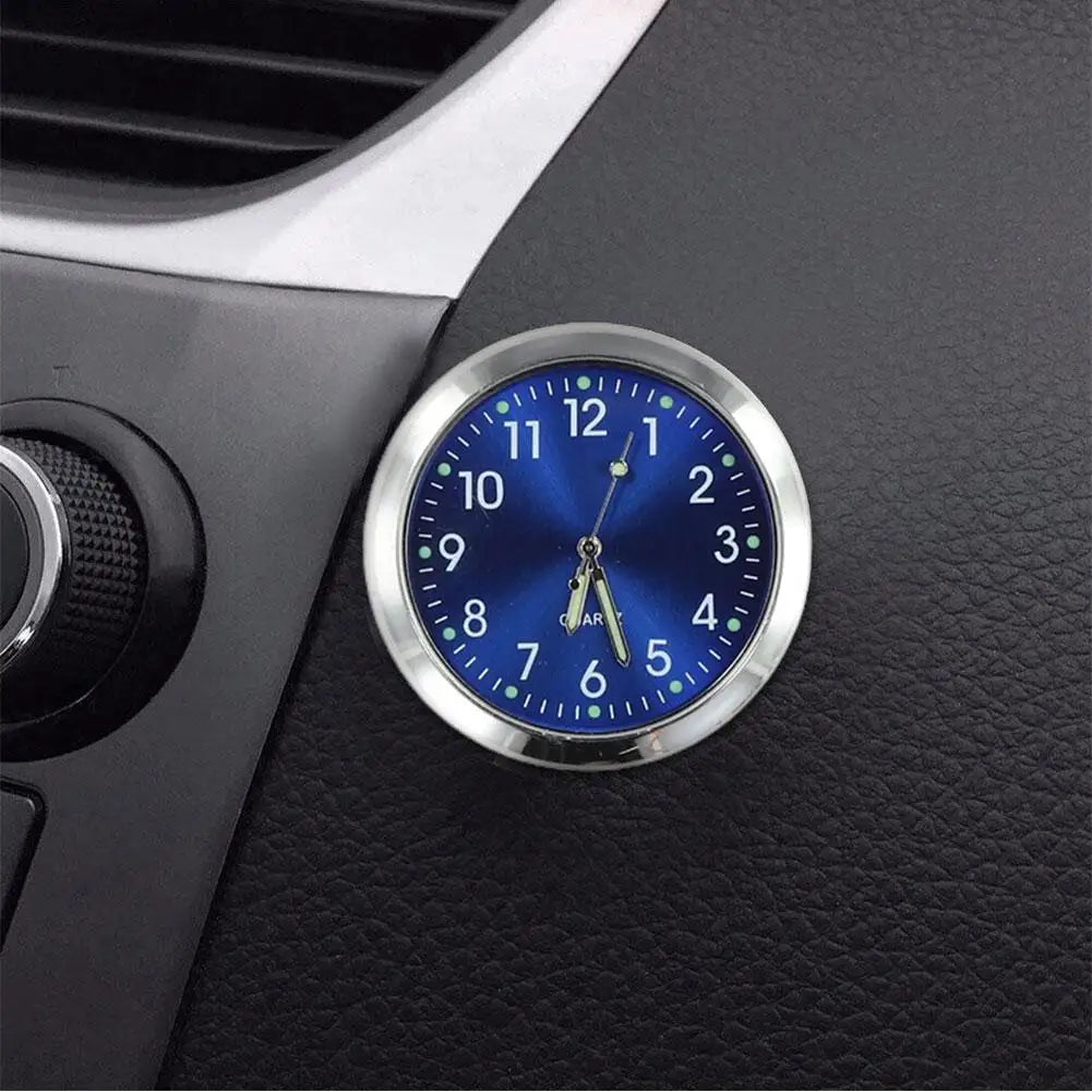 Mini Metal Car Dashboard Clock – Luminous Analog Quartz Car Dashboard Clock SPOT