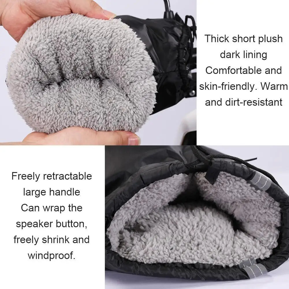 Motorcycle Handlebar Muffs – Windproof Winter Hand Covers Handlebar Muffs SPOT