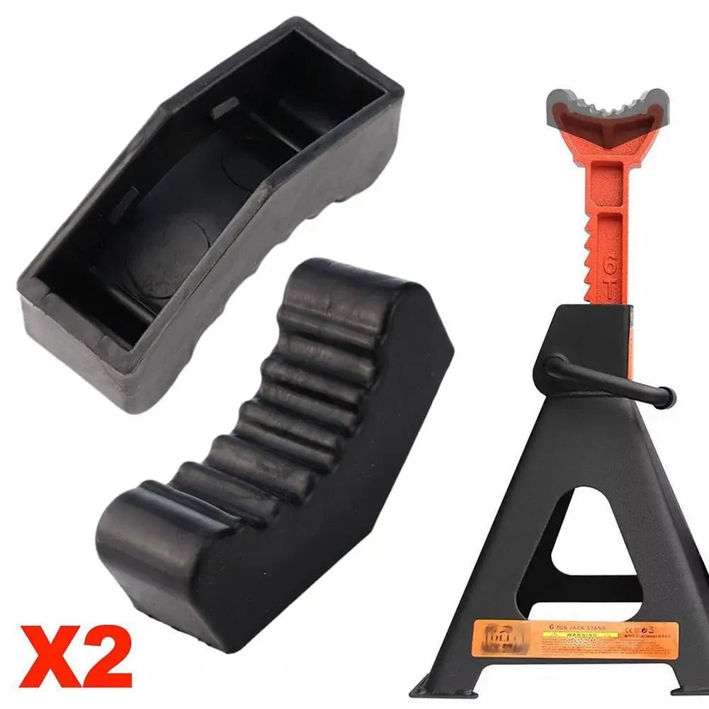 2-Pack Rubber Jack Stand Pads – 6-Ton Universal Adapters Jack Stand Pads SPOT
