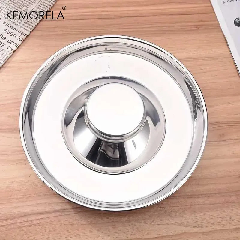 Stainless Steel Dog Slow Feeder Bowl – Puppy Food & Water Dish Dog Slow Feeder Bowl SPOT