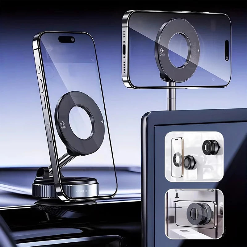 Magnetic Phone Mount – 360° Rotatable Vacuum Suction Holder Magnetic Phone Mount SPOT