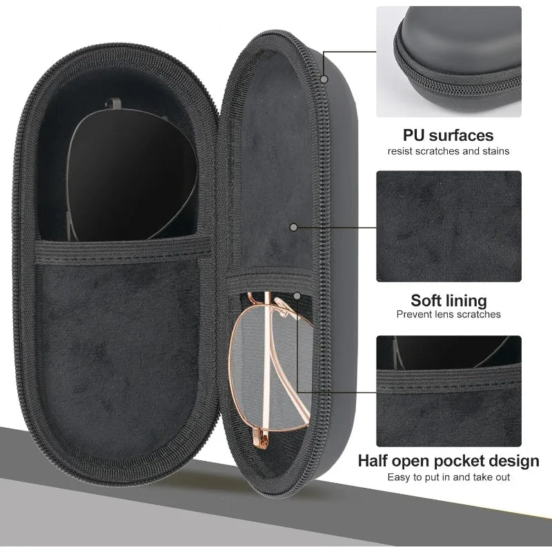 Double Glasses Case – Portable Eyewear Box for 2 Pairs Eyewear Storage Case SPOT