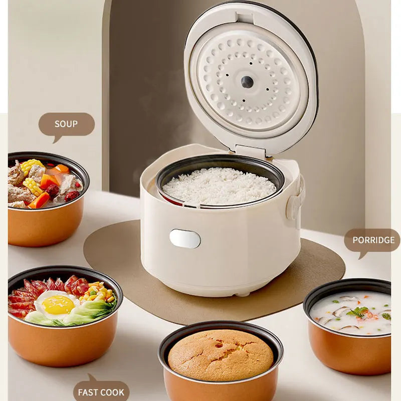 DUTRIEUX 1.8L Mini Rice Cooker – Digital Timer & Non-Stick Pot Mini Rice Cooker SPOT