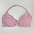 Women's Strappy Halter Sports Bra – Backless Gym Crop Top Women's Sports Bra SPOT Pink S