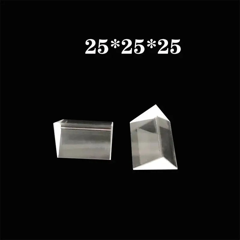 Glass Triangular Prism – Light Dispersion & Spectrum Tool Optical Glass Prism SPOT A2