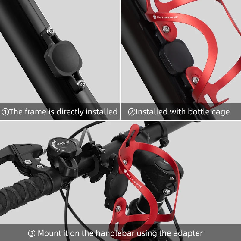 AirTag Bike Mount Bracket & Protective Case – Bottle Cage Bike Tracker Mount SPOT