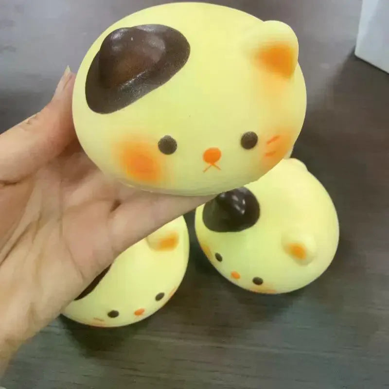Slow Rebound Bread Squeeze Fidget Toy – 3-Pack Cute Squishy Squishy Fidget Toy SPOT