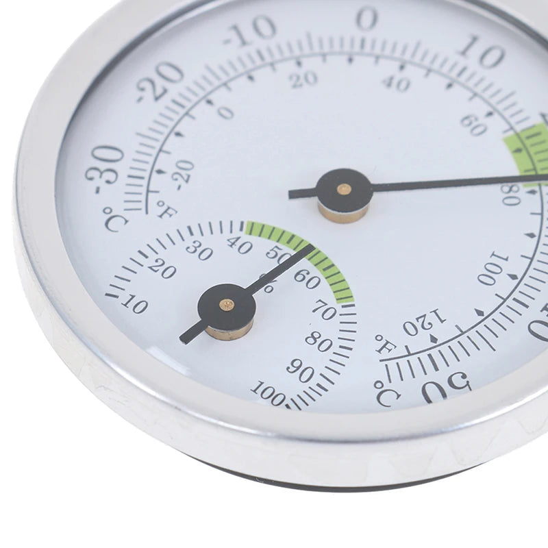 Analog Thermometer & Hygrometer – Wall Mount Sauna & Home Thermometer Hygrometer SPOT