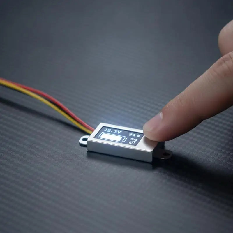 DC 0–30V Mini OLED Voltage Meter | 1–6S Battery Level Monitor Digital Voltage Meter SPOT