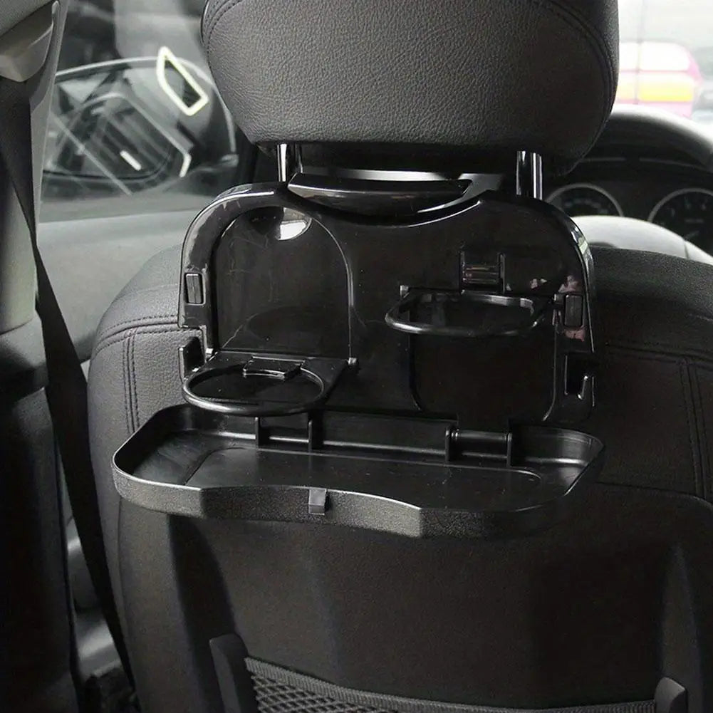 Folding Car Backseat Tray Table with Cup Holder & Hooks Car Backseat Tray SPOT