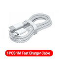 65W GaN Charger Dual USB-A & USB-C Fast Charging Wall Plug GaN Wall Charger SPOT 1M Cable