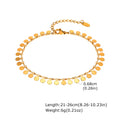 Sequin Fringe Anklet – Adjustable Stainless Steel for Women Fashion Anklet SPOT JC-188G