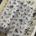 Ink Painting Horse Nail Art Stickers – Black & White Decals Nail Art Stickers SPOT Black