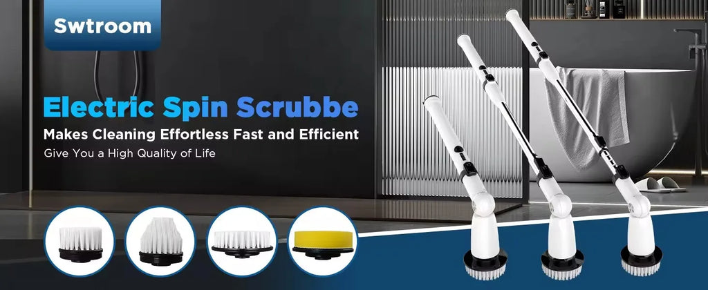 Electric Spin Scrubber – Cordless Brush with Replaceable Heads Electric Spin Scrubber SPOT