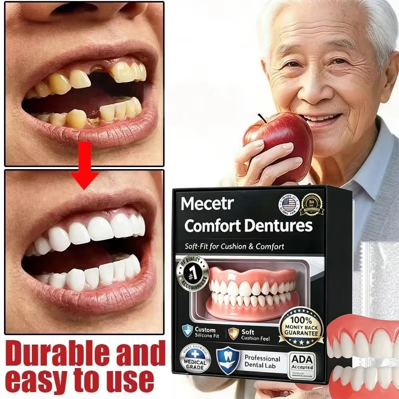 Eelhoe Full Mouth Adjustable Dentures Set for Adults Full Mouth Dentures SPOT